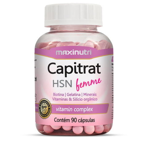 Maxinutri Suplemento Alimenticio Capitrat Hsn Femme, 90 Cápsulas