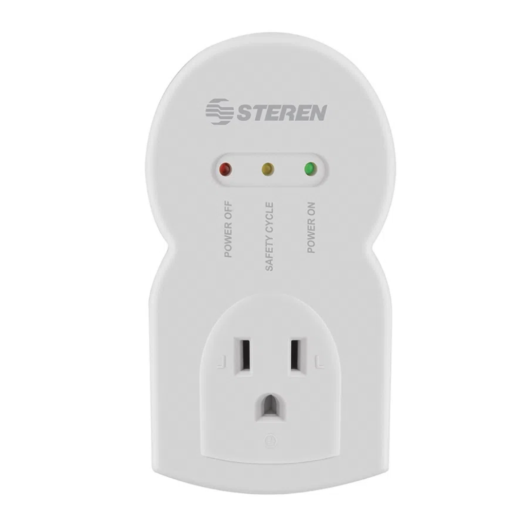 Steren Protector de Voltaje con Ciclo de Seguridad, 3600W