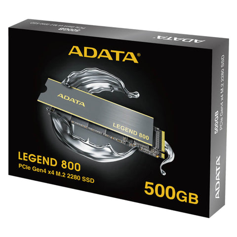 Adata Unidad de Estado Sólido Interno 500GB Legend 800, ALEG-800-500GCS