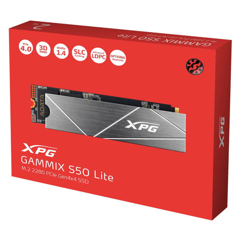 Adata Unidad de Estado Sólido Interno 512GB XPG Gammix S50, AGAMMIXS50L-512G-CS