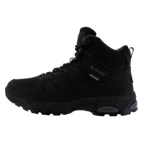 Hi-Tec Zapatos para Hiking Raven Mid WP Negro/Azul, para Hombre