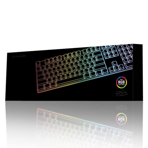 Sharkoon Teclado Alámbrico Gaming Purewriter RGB Rojo, Inglés