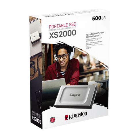 Kingston Unidad de Estado Sólido Externa XS2000, 500GB