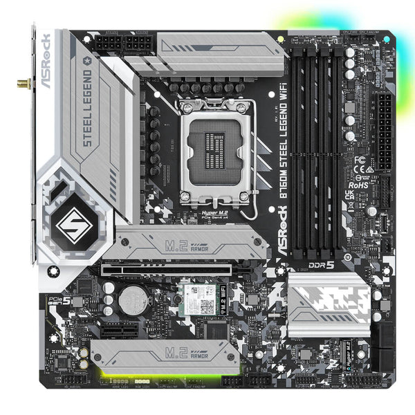 ASRock Tarjeta Madre Steel Legend WI-FI, B760M