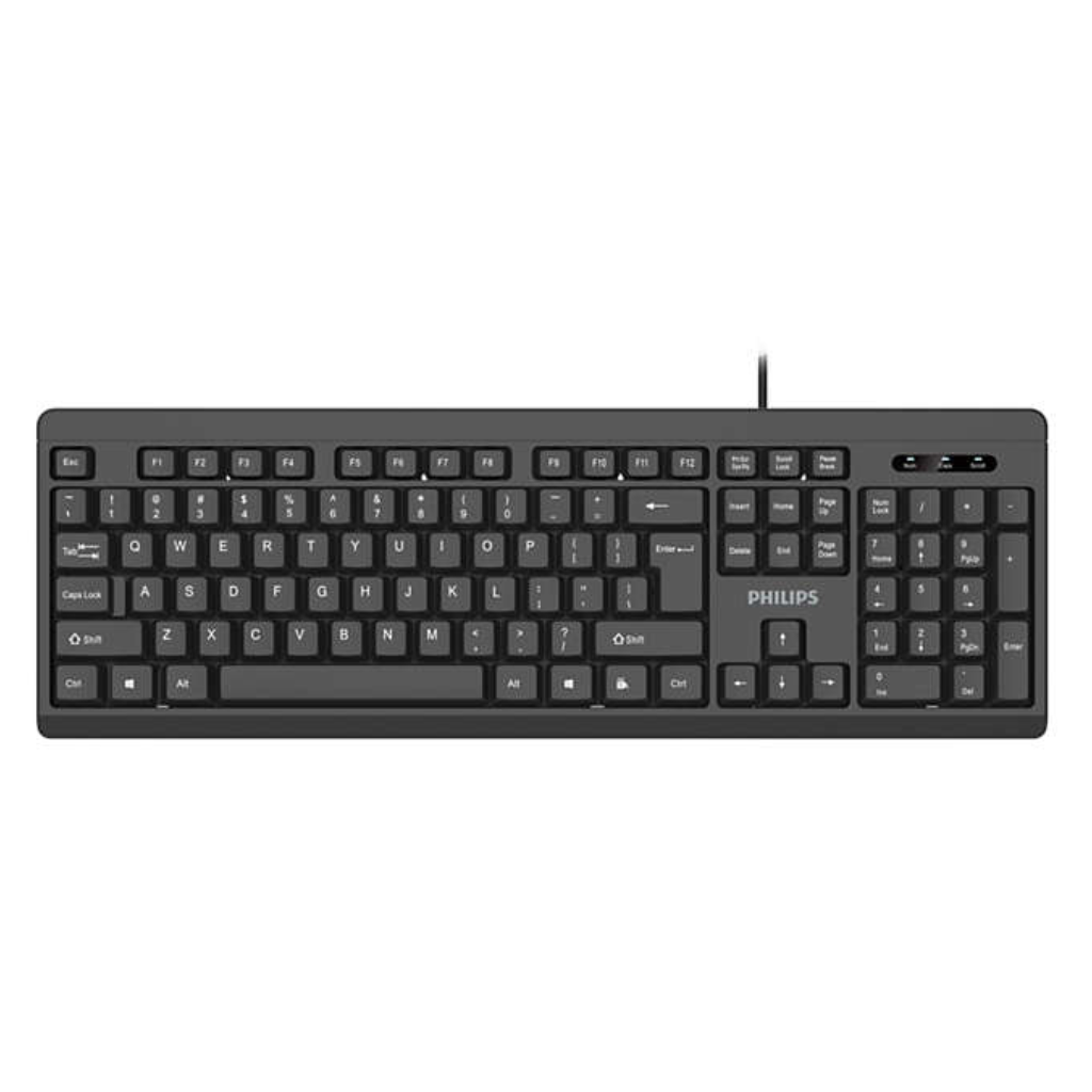 Philips Teclado Alámbrico Serie K200, SPK6224