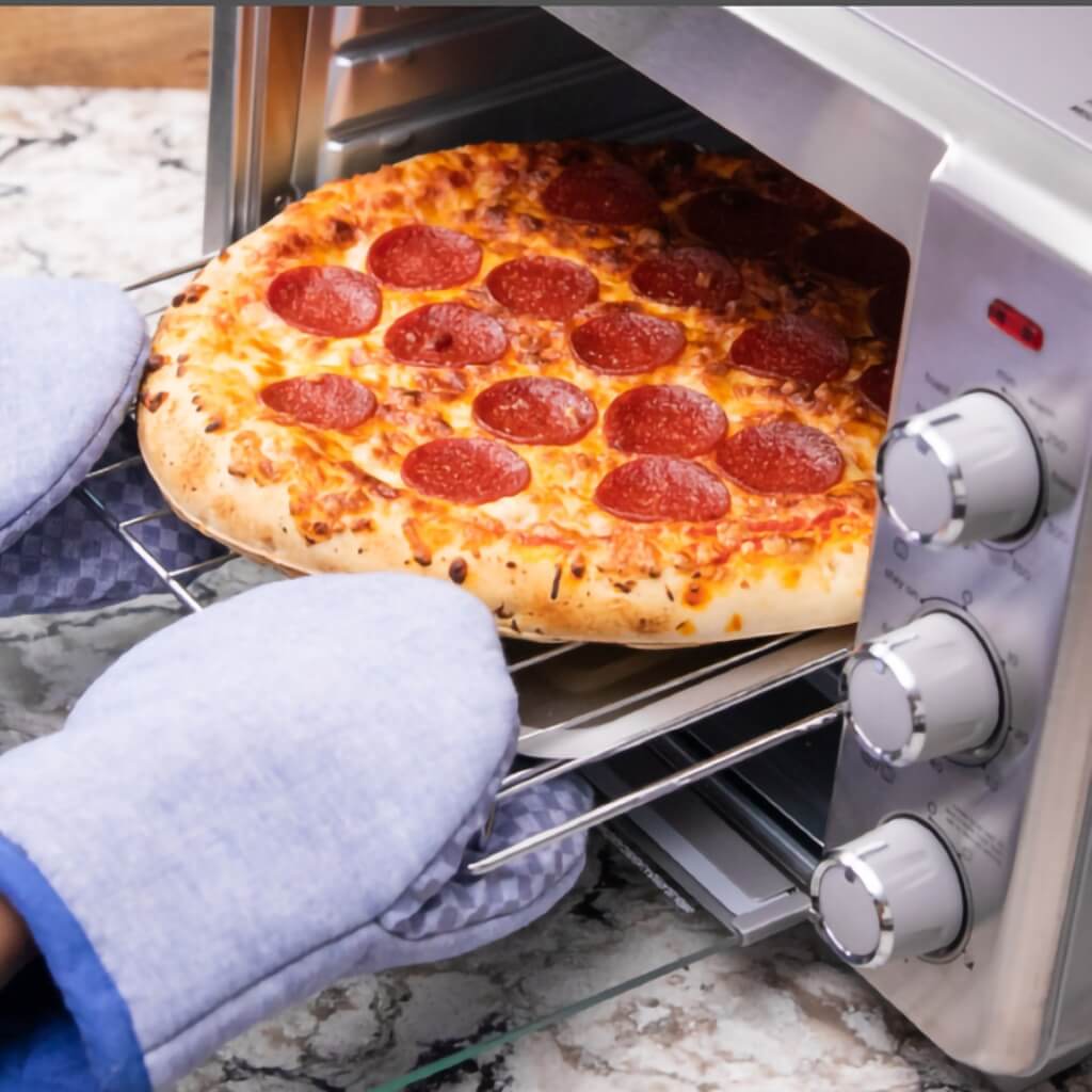 Horno tostador con freidora de aire Black & Decker TO3217SS-LA