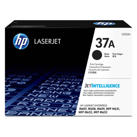 HP Cartucho de Tóner de Tinta Original Negro 37A (CF237A)