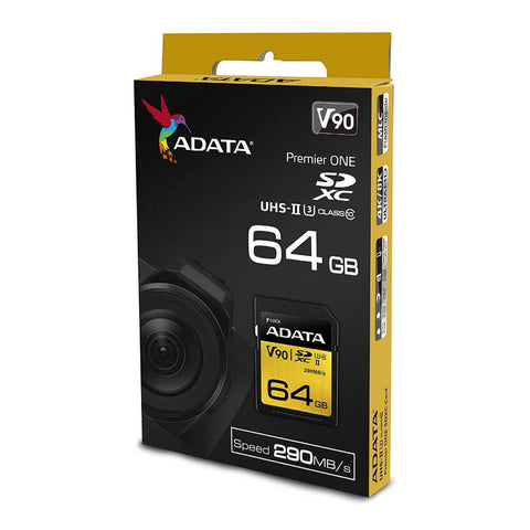 Adata Tarjeta de Memoria 64GB SDXC Clase 10, ASDX64GUII3CL10-C