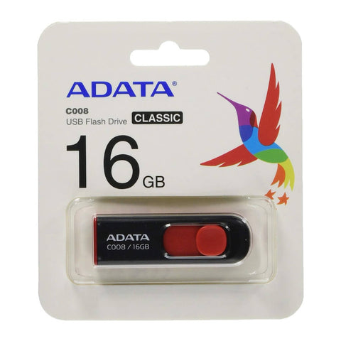 Adata Memoria Flash USB 16GB 2.0 C008, AC008-16G-RKD