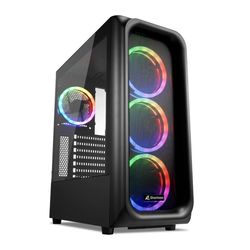 Sharkoon Case para PC Gaming RGB ATX, TK5M