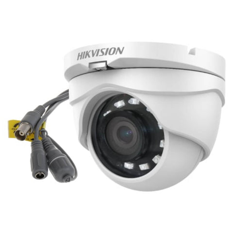 Hikvision Cámara de Seguridad Turret Fija 2MP para Exteriores, 2.8MM