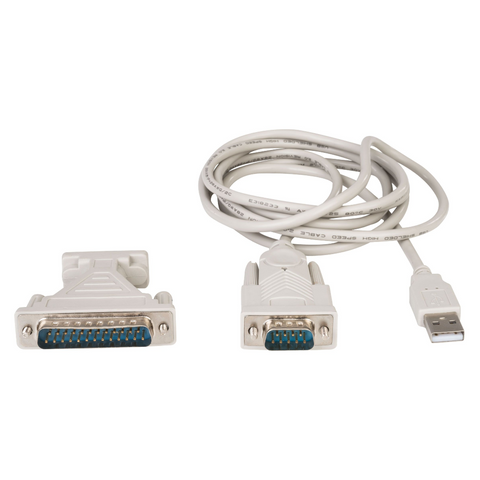 Steren Adaptador USB a Serial DB9, de 1,8 M