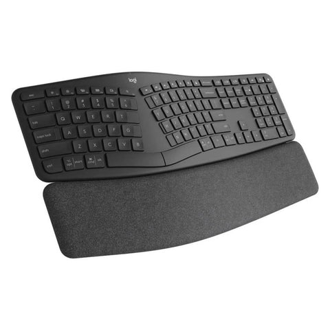 Logitech Teclado Ergonómico Inalámbrico en Inglés (920-009166)