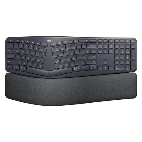 Logitech Teclado Ergonómico Inalámbrico en Inglés (920-009166)