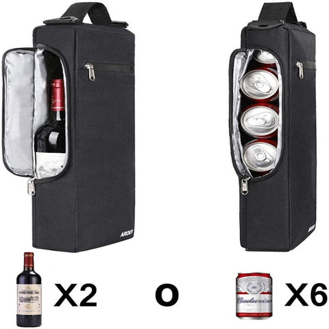 La Gotera Hielera para Botellas de Vino y Latas Tipo Mochila