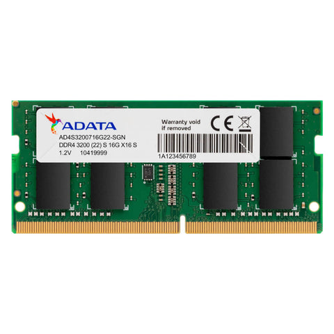 Adata Memoria RAM DDR4 16GB 3200 SO-DIMM, AD4S320016G22-SGN