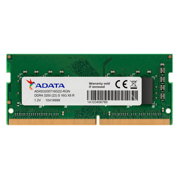 Adata Memoria RAM DDR4 16GB 3200 SO-DIMM, AD4S320016G22-SGN