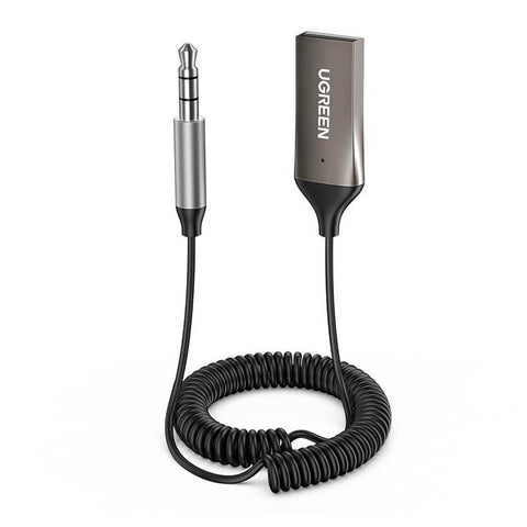 Ugreen Adaptador Bluetooth con Cable Auxiliar para Carro (70601)