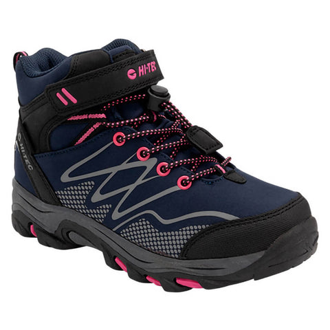 Hi-Tec Zapatos para Hiking Blackout Mid JR WP Azul/Rosa, para Adolescentes