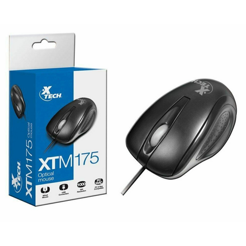 Xtech Mouse Alámbrico USB, XTM-175