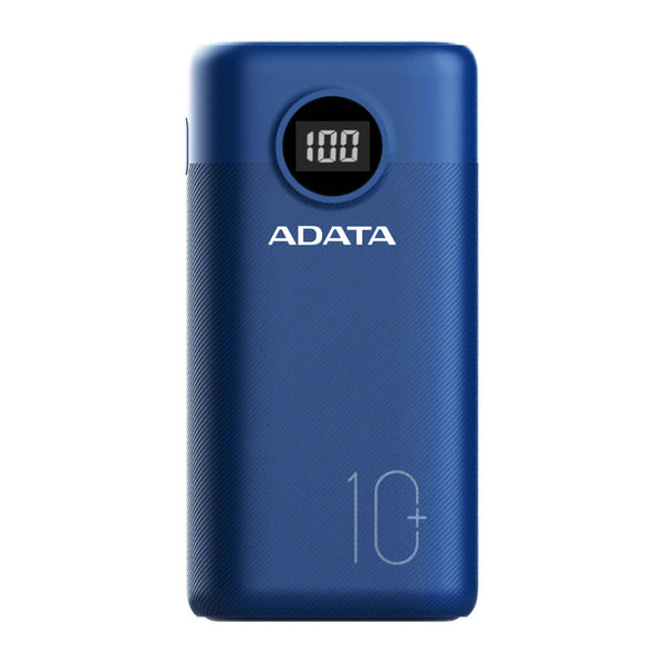 Adata Power Bank Batería Externa 10000 mAh, AP10000QCD-DGT-CDB