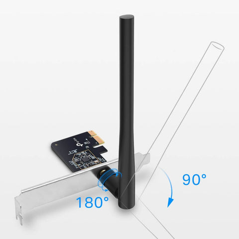 TP-Link Adaptador PCI Express Inalámbrico Doble Banda AC600