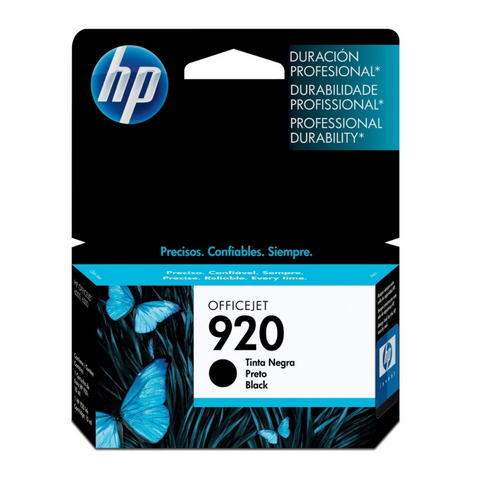 HP Cartucho de Tinta Original Negro 20 (CD971AL)