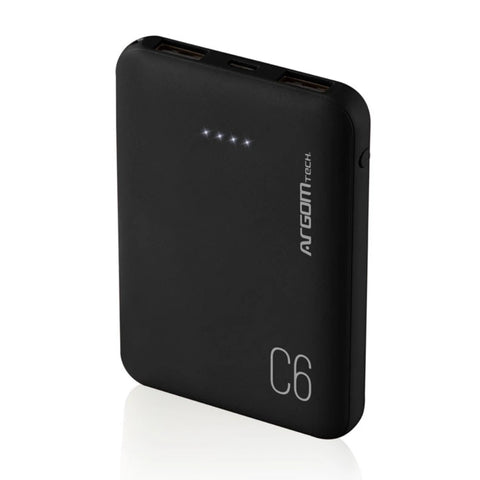 Argom Power Bank Batería Externa C6 6000mah