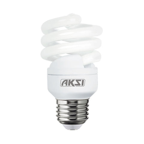 Aksi Bombillo de Luz Blanca Mini Espiral 15 W