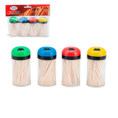 Alpine Cuisine Palillos De Bamboo 4 Piezas, BBQ-TP