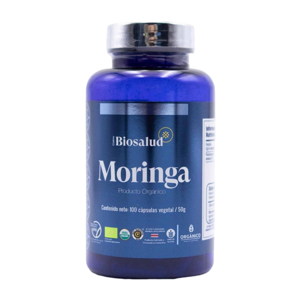 Biosalud Suplemento Alimenticio Moringa, 100 Cápsulas