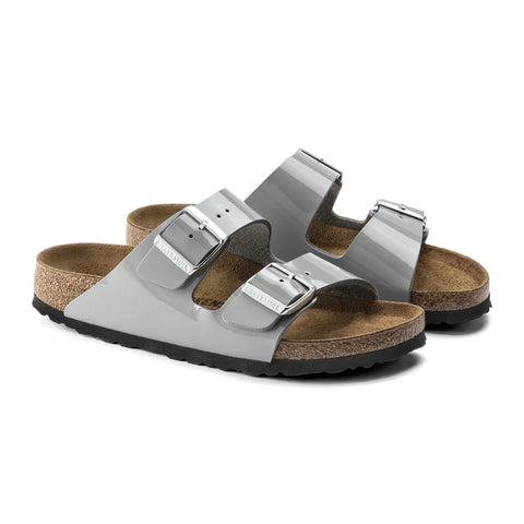 Birkenstock Sandalias Arizona Birko Flor Patent Alloy, Unisex