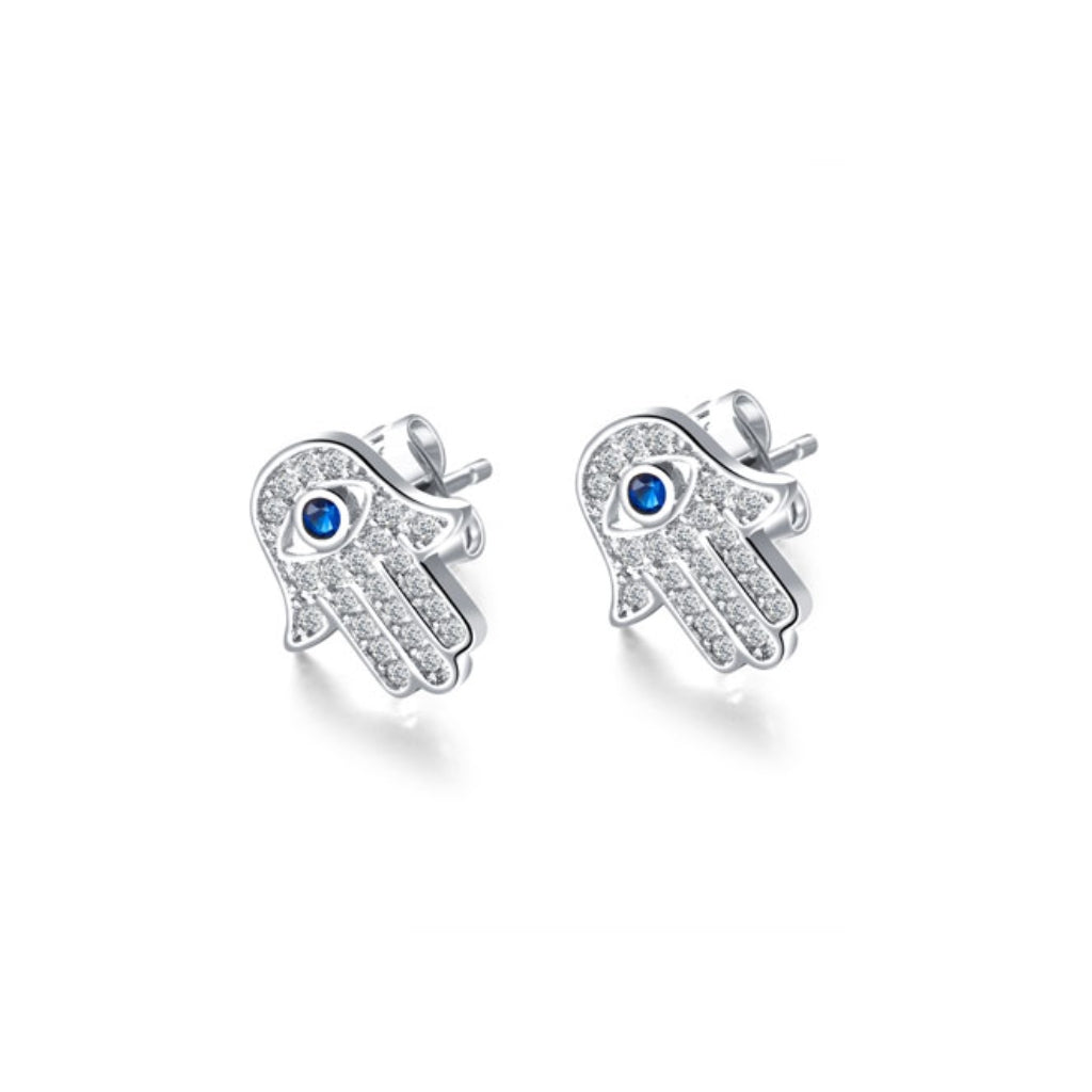 CR Charms Aretes Hamsa, Alloy