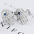 CR Charms Aretes Hamsa, Alloy