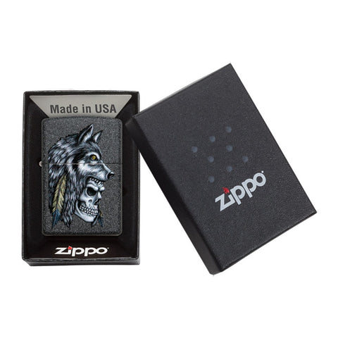 Zippo Encendedor Wolf Skull