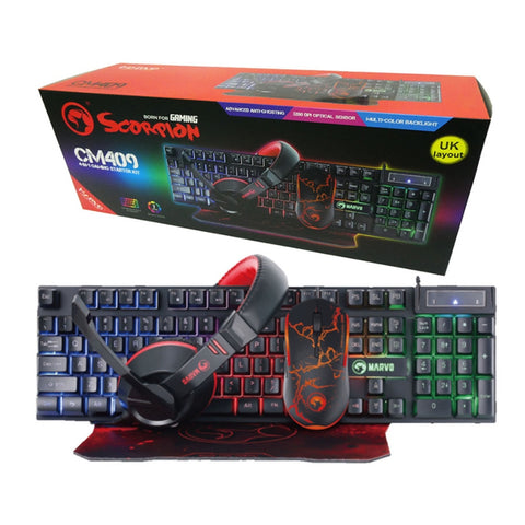 Marvo Kit Gaming Scorpion 4 en 1 (CM409)