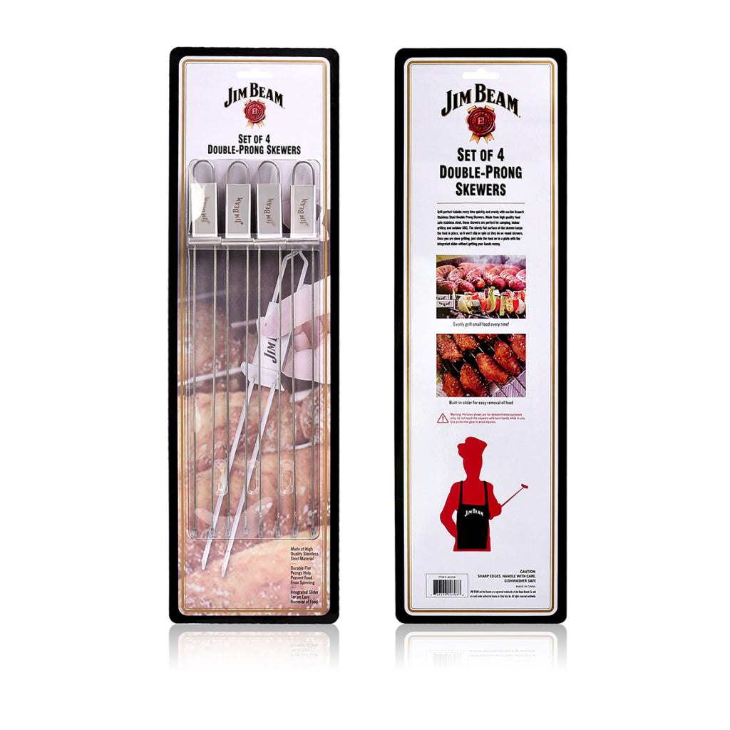 Jim Beam Set de Pinchos para Parrilla 4 Piezas (JB0228)