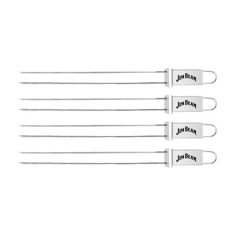 Jim Beam Set de Pinchos para Parrilla 4 Piezas (JB0228)