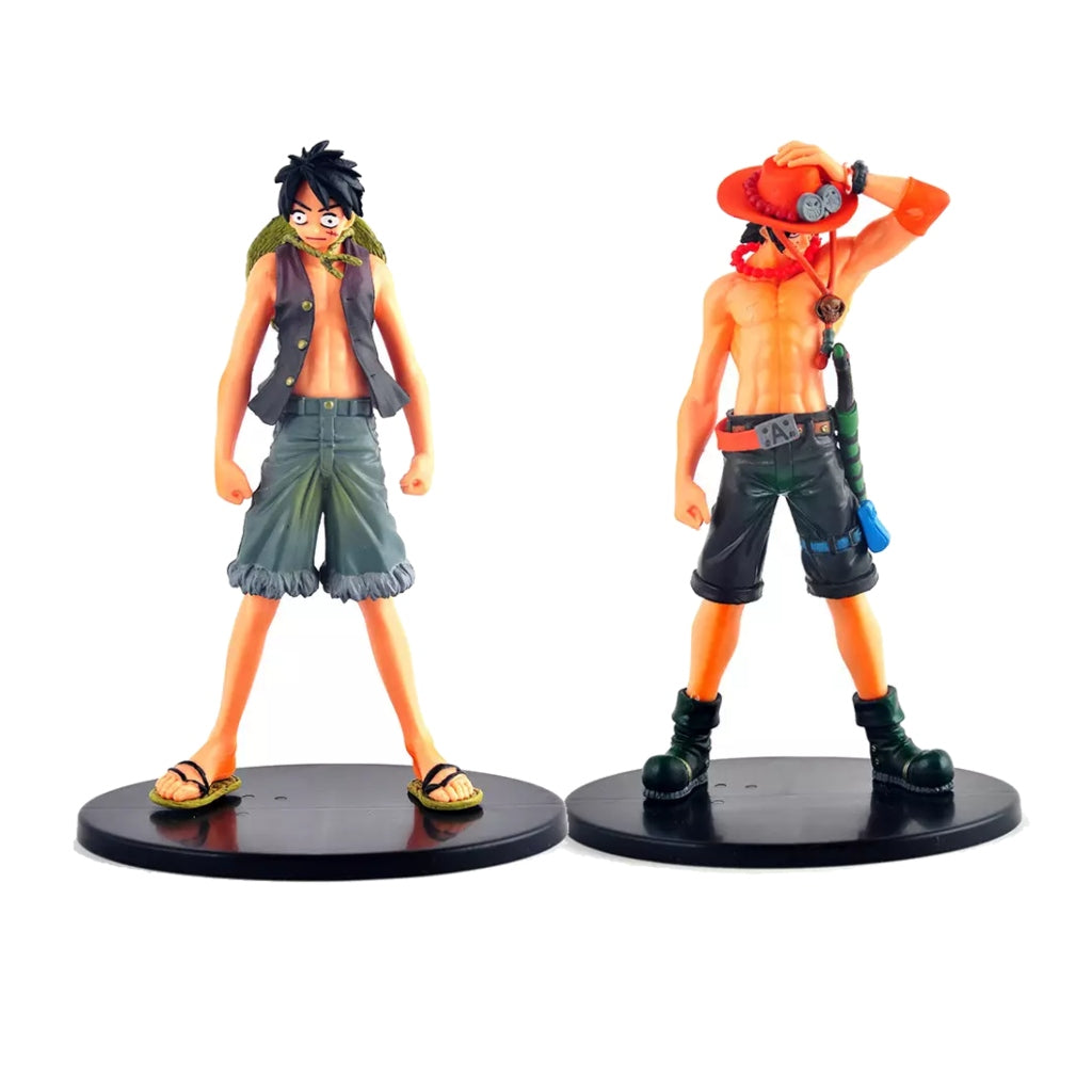 Tinkel Set Figuras Porgast y Luffy One Piece, 2 Piezas