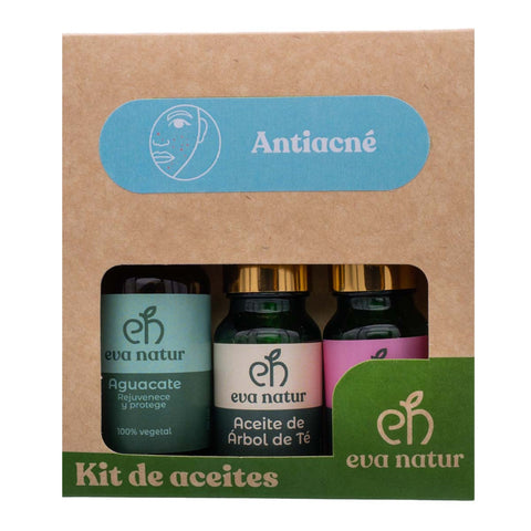 Eva Natur Kit Facial Antiacné, 3 Piezas