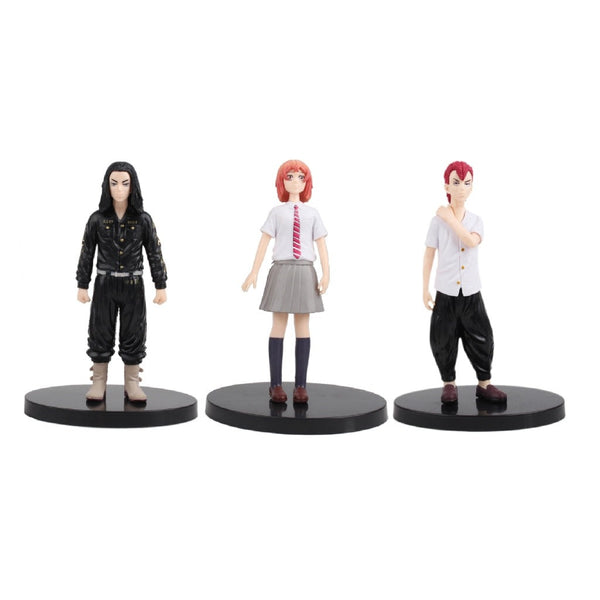 Tinkel Set Figuras Tokyo Revengers, 3 Piezas