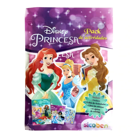 Sicoben Set Didáctico Activity Pack Princesas Disney, 7 Piezas