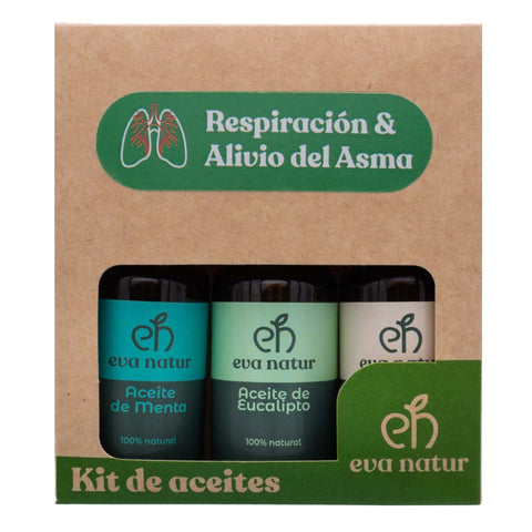 Eva Natur Kit Respiración y Asma, 3 Piezas