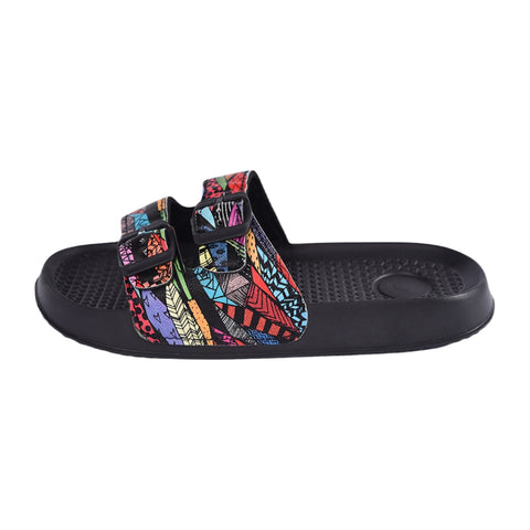 Soket Sandalias con Estampado Tribal de Colores, para Mujer