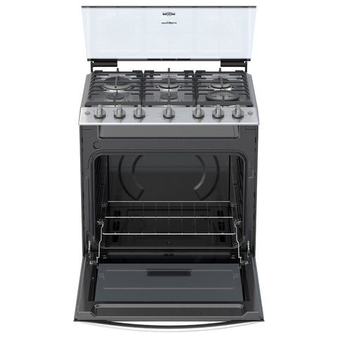 Whirlpool Cocina de Gas 30" Acero (LWFR5000D)