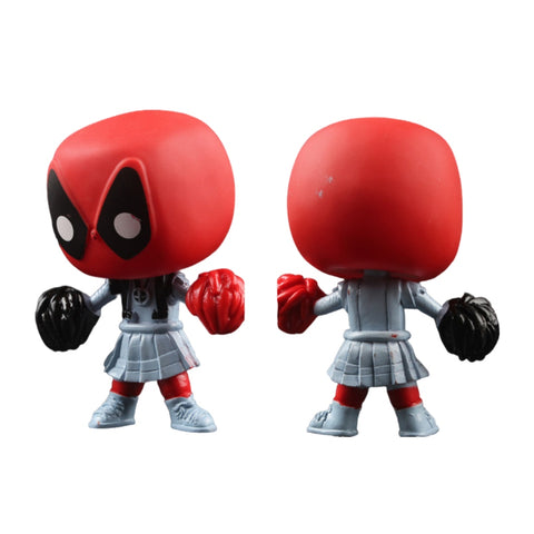 Tinkel Set Figuras Deadpool Estilo Funko sin Base, 6 Piezas