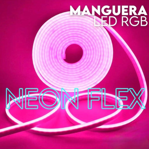 Delca Electric Manguera de Luces Neón Flex, 3 Metros