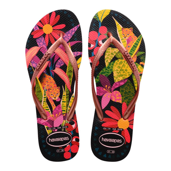 Havaianas Sandalias Slim Tropical Salmón, para Mujer