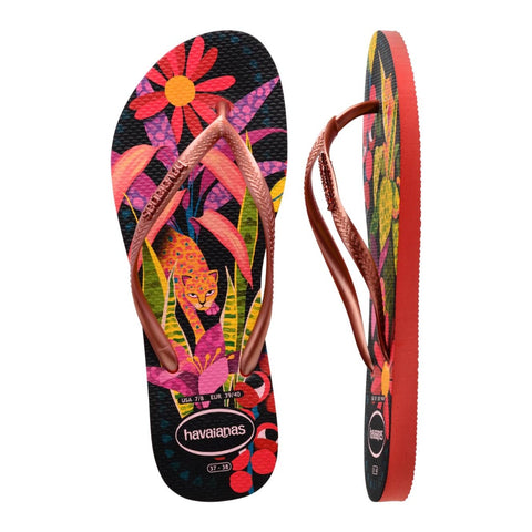 Havaianas Sandalias Slim Tropical Salmón, para Mujer