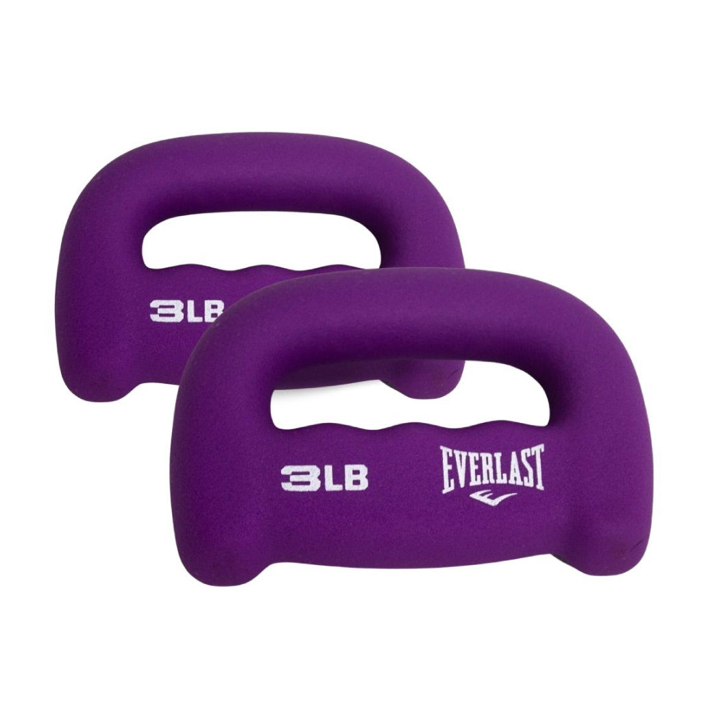 Everlast Set Pesas de Mano Ergonómica 3lb, 2 Piezas